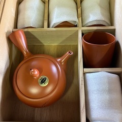 常滑焼茶器セットの画像