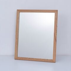 【美品】ウォルナット  ウォールミラー壁掛け鏡 1個   直接手渡し希望(本郷三丁目駅周辺)の画像