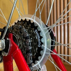 SHIMANO折り畳み24インチ自転車の画像