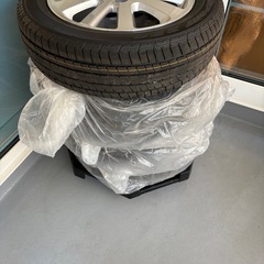 新車外し品 14インチ スズキ エブリィ 純正ホイール 14X4.5J PCD 100 4穴 +50 ダンロップ SPスポーツ 230 165/60R14 2025年13週目タイヤ付の画像