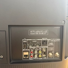 TOSHIBA 東芝　REGZA 32型　液晶テレビ　リモコン付き（難あり）の画像