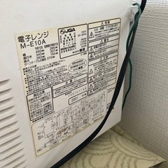 お譲りします）使用可能）電子レンジの画像