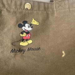 迷彩柄　ミッキー　バックの画像