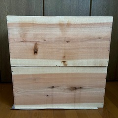 りんご箱　新品　2個セットの画像