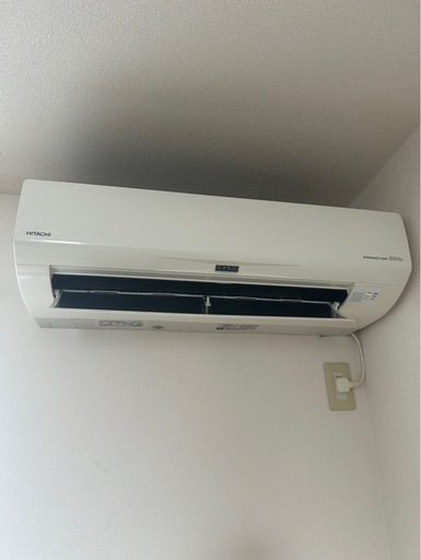 エアコンHITACHI室外機つき付き