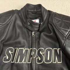 極美品 シンプソン ライダース ジャケットの画像