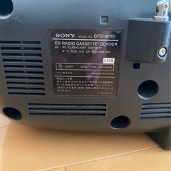 SONY CFD-W110 CDラジカセの画像