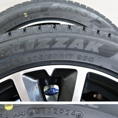 VRX3　イボ付き24年製造　アルミホイールセット　205/50r17の画像