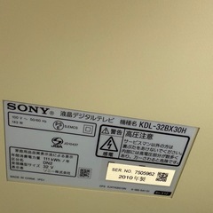 Panasonic テレビ　ジャンクの画像