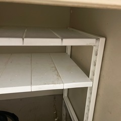 【決定済】無料　シンク下　収納棚　可動の画像