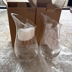 【新品未使用】青山フラワーマーケット/Canary flower vase Lの画像