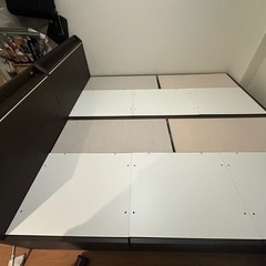 ニトリ　収納ベットフレーム　シングル
の画像