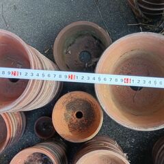 中古の植木鉢 多数 必要な数だけどうぞ 引き取り限定の画像