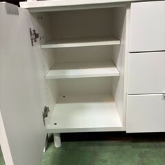 白ラック　棚（商品番号14084）の画像
