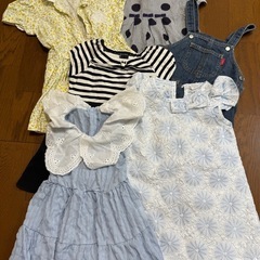 11着まとめ売り 子供ワンピース 80 90さの画像