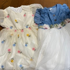 11着まとめ売り 子供ワンピース 80 90さの画像