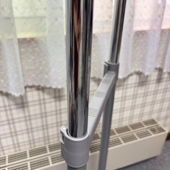 伸縮式 パイプ　ハンガーラックの画像