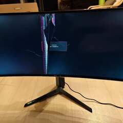 【ジャンク品】LG 34型 曲面型ウルトラワイドゲーミングモニターの画像
