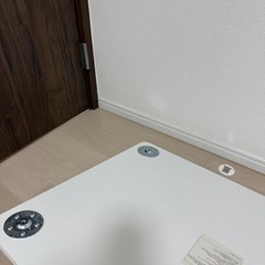 ニトリ 簡単に脚を外せるローテーブル　ハロー(ホワイト)の画像