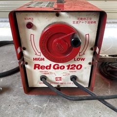 ★ 溶接機 スター電器 スズキッド アーク溶接機 REDGO120 .アーク溶接. SSY-121R ●スズキッド　レッドゴー　交流アーク溶接機　動作品の画像