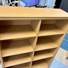 本棚　カラーボックス 高さ調整可能 書棚 中古 収納棚 オープンラック 家具の画像