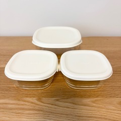 ハリオ　保存容器　耐熱ガラス　3個セットの画像
