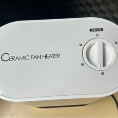 山善　セラミックファンヒーター 2016年製の画像