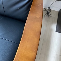2人掛けレトロソファの画像