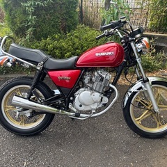 GN125H 赤　旧車　吸い込み　旧車　ミニバブ　アメザリ ゴキ　GSXの画像