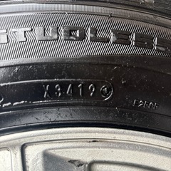 中古スタッドレスタイヤ　ホイール　4本　215/60R16　2019年製　ダンロップ　ウインターマックス　クラウン、マークX等の画像