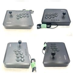 【❗️✨ゲームコントローラー3点セット✨❗️】USBアーケードスティック JC-AS01BK＋パッド2種セット✨ジャンク・現状品❗️の画像