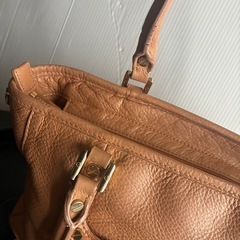 Tory Burch トリーバーチ 2way トートバッグ ショルダーバッグ レザー キャメルの画像