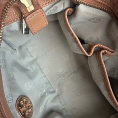 Tory Burch トリーバーチ 2way トートバッグ ショルダーバッグ レザー キャメルの画像