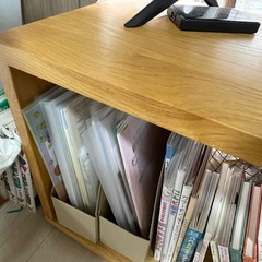無印良品のベンチ兼テレビ台の画像