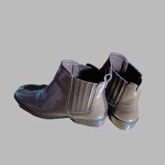 BLACK  TULIP   ショート ブーツ サイドゴア　レザー　ブラウンの画像