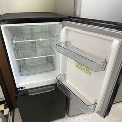 【リサイクルサービス八光】2022年製　SHARP 冷蔵庫 ピュアブラック SJ-GD15H-B 152L/2ドアの画像