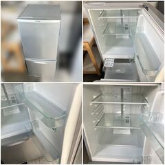 【分解洗浄済みの良品 家電セット】3点（霜が付かない冷蔵庫）（全自動型洗濯機）（フラットタイプの電子レンジ）配送設置無料♬お引っ越し日時にお届け致します♬の画像