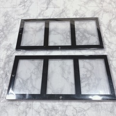 2枚　マグネットローダー　セット　3連　スクリューダウン　UVカット　1の画像
