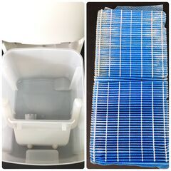 SHARP/シャープ 加湿器 HV-L75-W プレミアムホワイト/白 2020年製 動作確認済 乾燥対策 除菌 マイナスイオン 25j菊Eの画像
