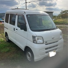 【決まりました】多少の値引相談乗ります　平成28年ハイゼットカーゴハイルーフ　車検付　夏冬タイヤあり　サビ無　ETC付　4WD切替式の画像