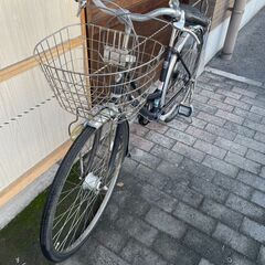 リサイクルショップどりーむ荒田店　No527 激安自転車　訳アリ　２７インチ　ギア入り替え不可　オートライト付き　後輪振れあり　走行可能品の画像