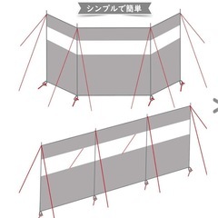HIKEMANアウトドアパーテーションの画像