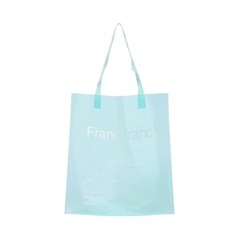 新品未使用　Francfranc クリアトートバッグ ブルーの画像
