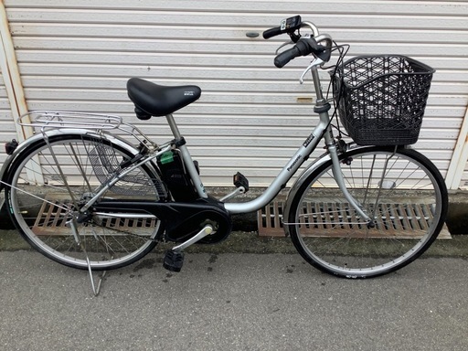 710  パナソニック新機種電動アシスト自転車viviTX26インチシルバーボディー