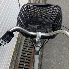 710  パナソニック新機種電動アシスト自転車viviTX26インチシルバーボディーの画像