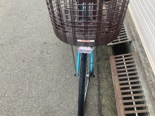 711  ヤマハ新機種電動アシスト自転車pas natura26インチブルーアルミボディー