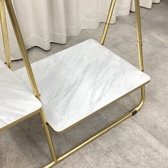 KJ-9【新入荷　リサイクル品】LOWYA 大理石柄　ハンガーラック　マーブルの画像