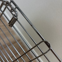 ニトリ　折りたたみ式　キッチンラックNT 積み重ね棚2点セットの画像