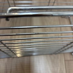 ニトリ　折りたたみ式　キッチンラックNT 積み重ね棚2点セットの画像