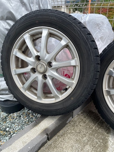(お話中)軽自動車アルミホイール付きスタッドレスタイヤ